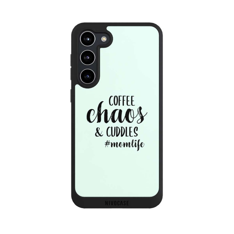 Galaxy S23 + NIVOpure Coffee Chaos Cuddles Green
