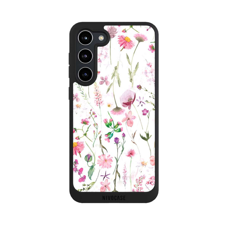 Galaxy S23 + NIVOpure Prairie de fleurs roses