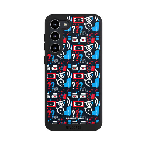 Samsung Galaxy S23+ NIVOpure Drei Fragezeichen Wildes Muster