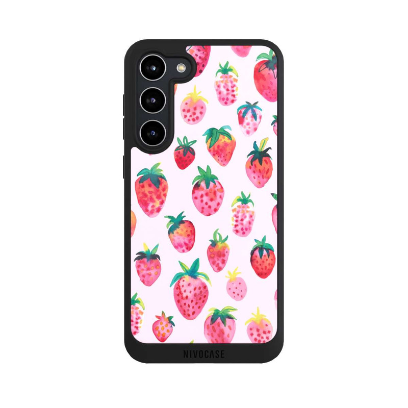 Galaxy S23 + NIVOpure Aquarell Erdbeeren
