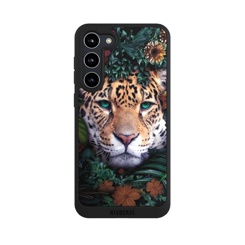 Galaxy S23 + NIVOpure Jaguar dans la jungle verte