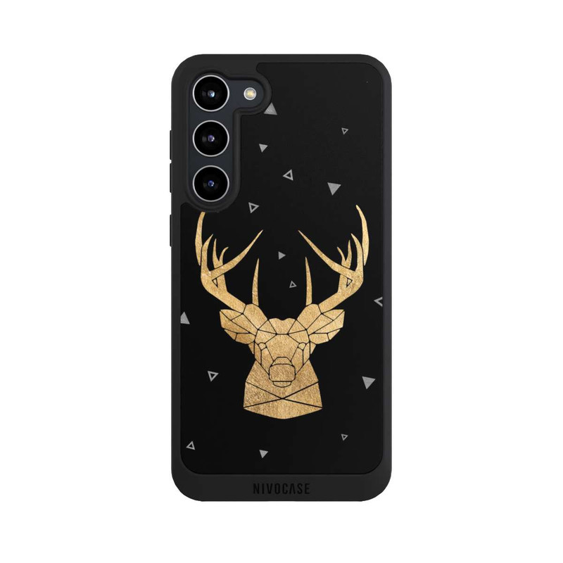 Galaxy S23 + NIVOpure Geometrischer Hirsch und Geweih