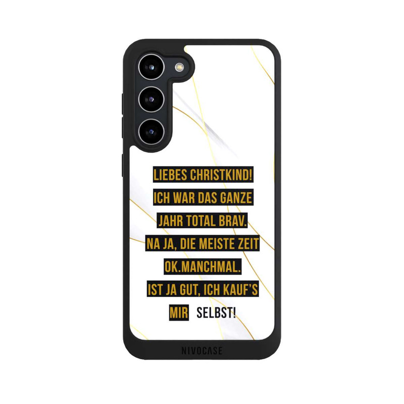 Galaxy S23 + NIVOpure Liebes Christkind Marmor