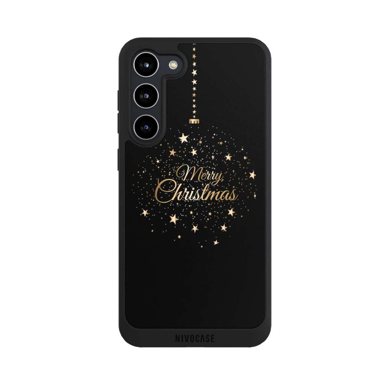 Galaxy S23 + NIVOpure Merry Christmas Gold Stars