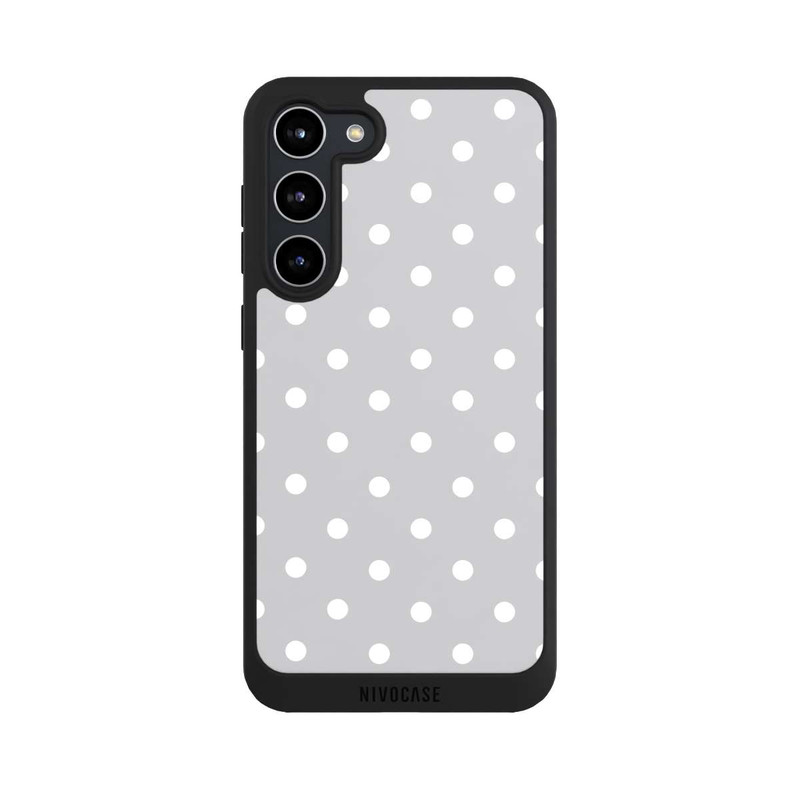 Galaxy S23 + NIVOpure Polka Dots Grau