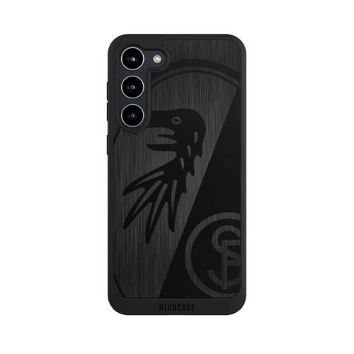Samsung Galaxy S23+ NIVOpure SC Freiburg Kratzen Horizontal Metall Hintergrund