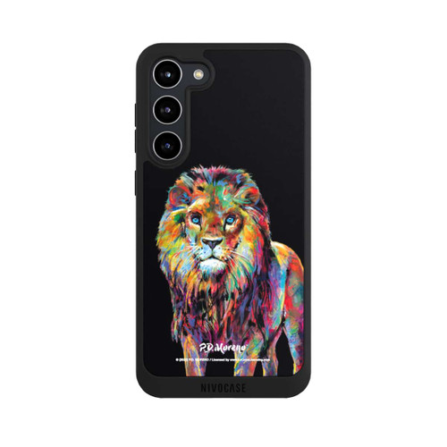 Samsung Galaxy S23+ NIVOpure Löwe Bunte Kunst von P.D. Moreno