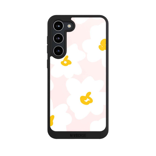 Samsung Galaxy S23+ NIVOpure Retro Flower Wall Daisy Apricot