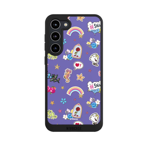 Samsung Galaxy S23+ NIVOpure Princess Pattern Purple Disney Princess