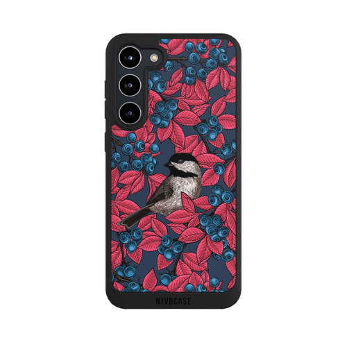 Samsung Galaxy S23+ NIVOpure Blueberries And Birds On Navy