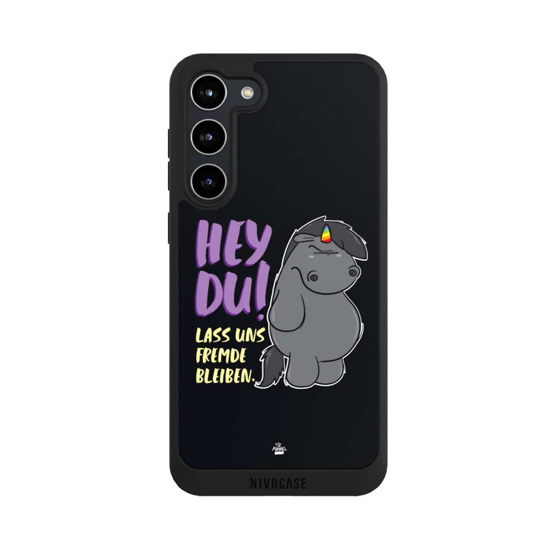 Galaxy S23 + NIVOpure Grummel Lass Uns Fremde Bleiben