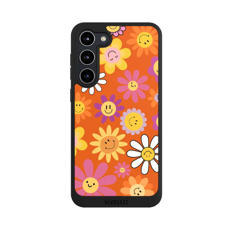 Galaxy S23 + NIVOpure Smiles Orange Flowers