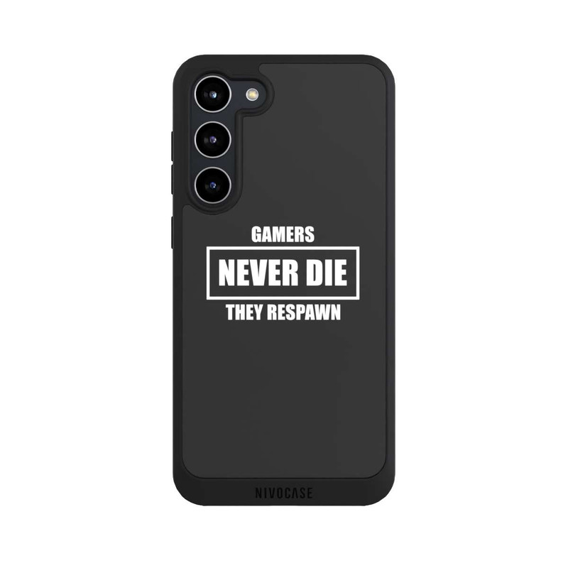 Galaxy S23 + NIVOpure GAMERS NEVER DIE. THEY RESPAWN.
