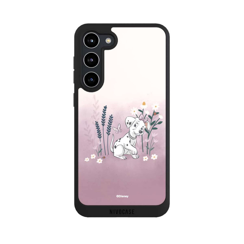 Galaxy S23 + NIVOpure 101 Dalamatiner mit Blumen