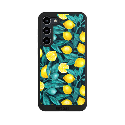 Samsung Galaxy S23+ NIVOpure Zitronen und Blätter dunkel
