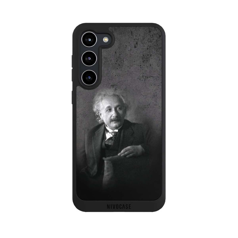 Galaxy S23 + NIVOpure Porträt eines genialen Physikers