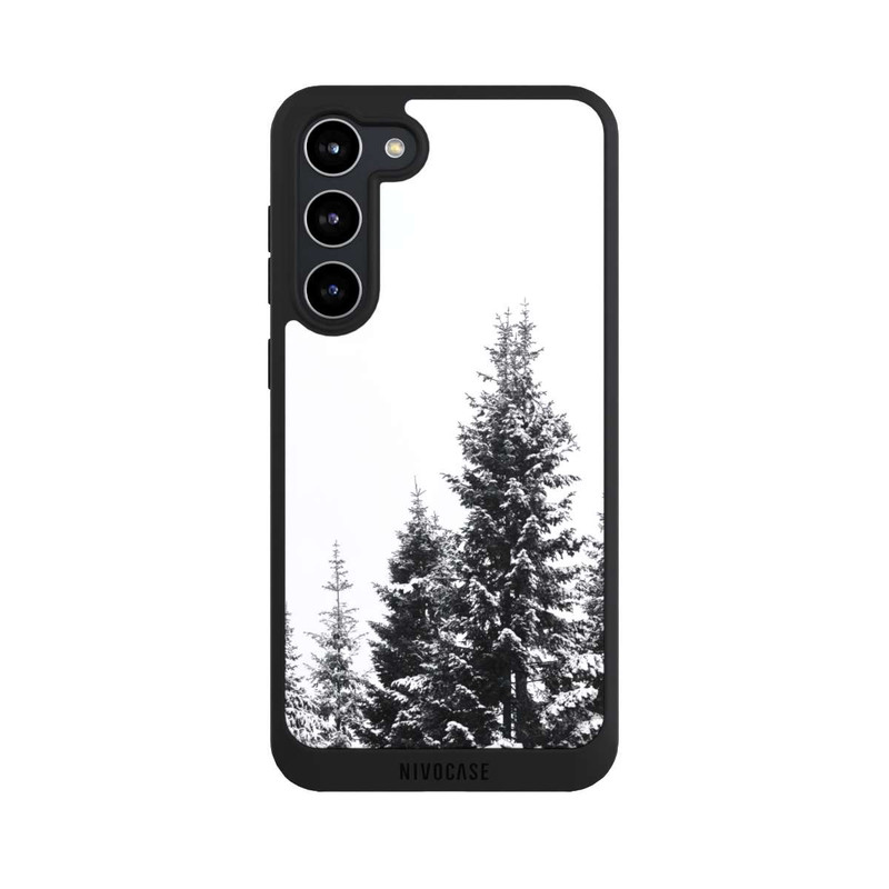 Galaxy S23 + NIVOpure Arbres couverts de neige