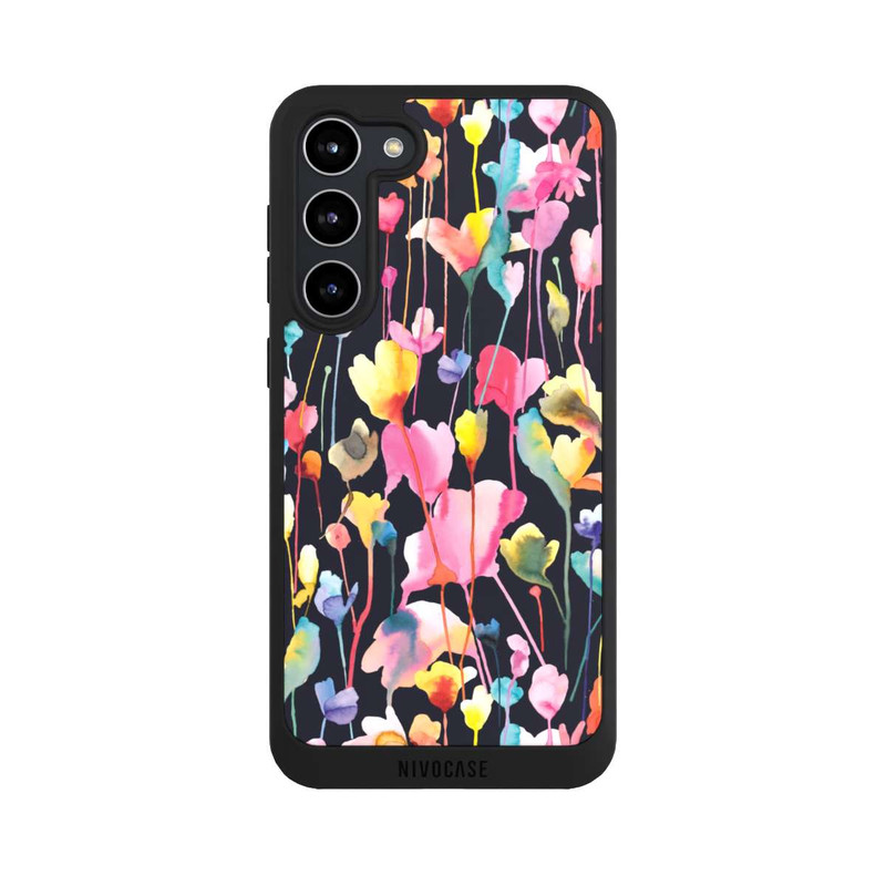 Galaxy S23 + NIVOpure Wildblumen schwarz