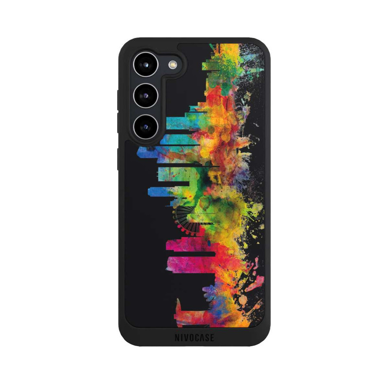 Galaxy S23 + NIVOpure Ligne d'horizon de Singapour noire