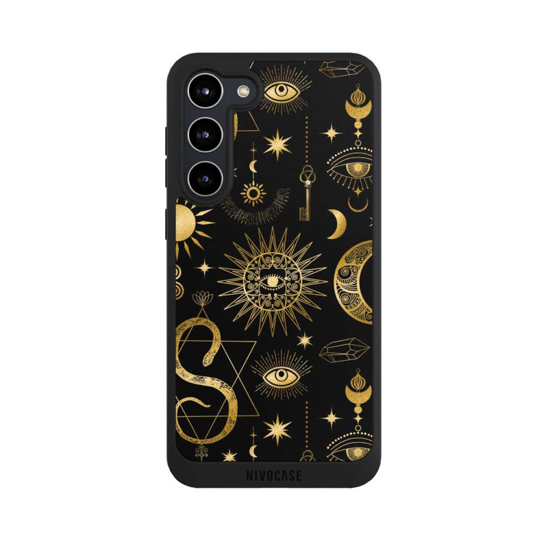 Galaxy S23 + NIVOpure Himmlische Sonne und Mond Steampunk