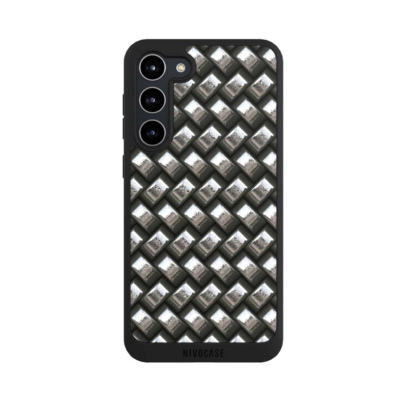 Galaxy S23 + NIVOpure Glamour Silver Metal