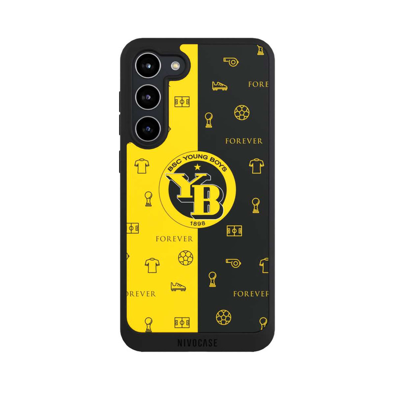 Galaxy S23 + NIVOpure BSC YB Jaune Noir Motif