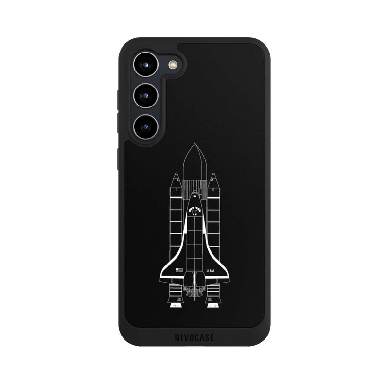 Galaxy S23 + NIVOpure NASA Raumfahrt Schwarz