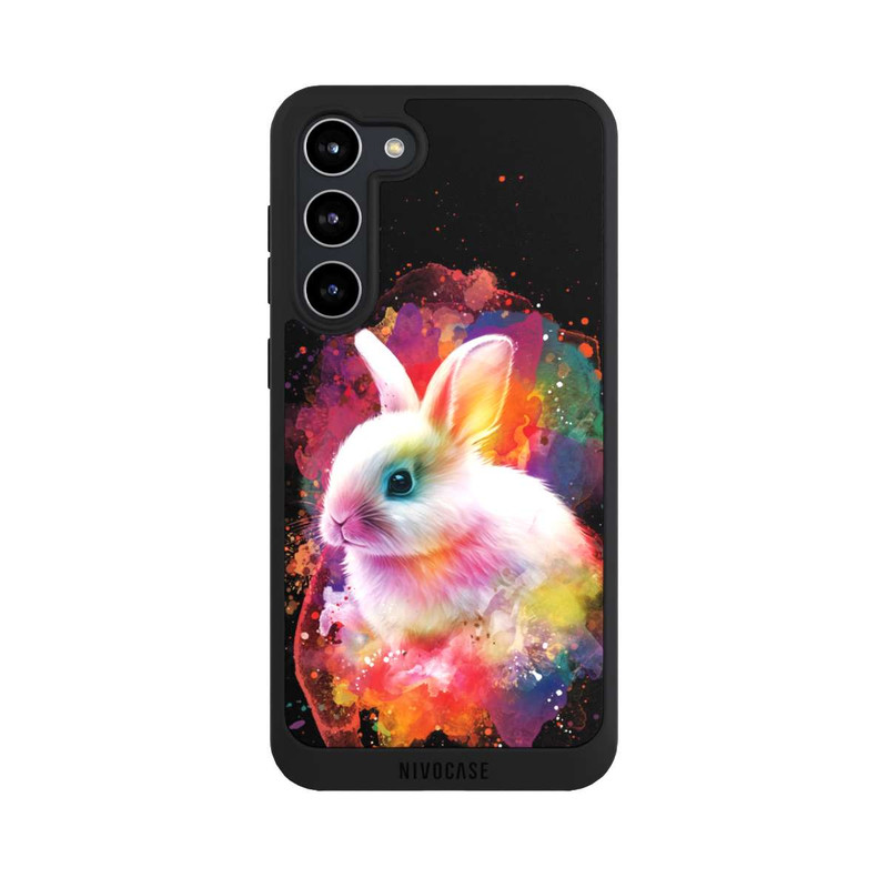 Galaxy S23 + NIVOpure Happy Rabbit Schwarz
