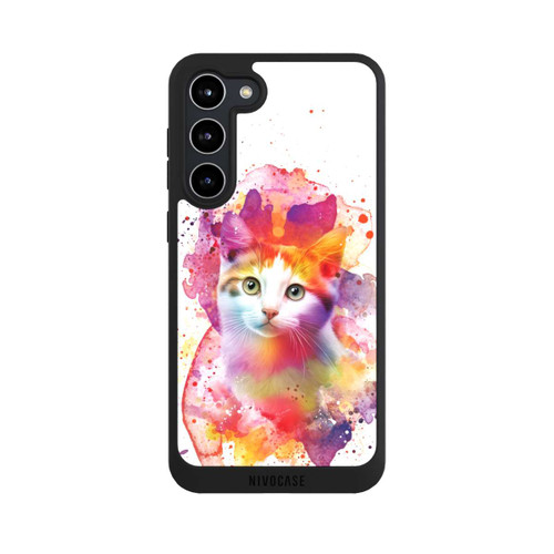 Samsung Galaxy S23+ NIVOpure Happy Kitty White