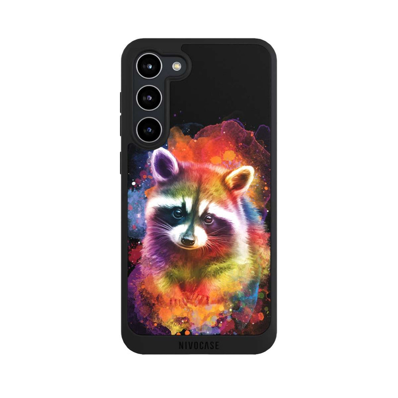 Galaxy S23 + NIVOpure Joyeux raton laveur noir