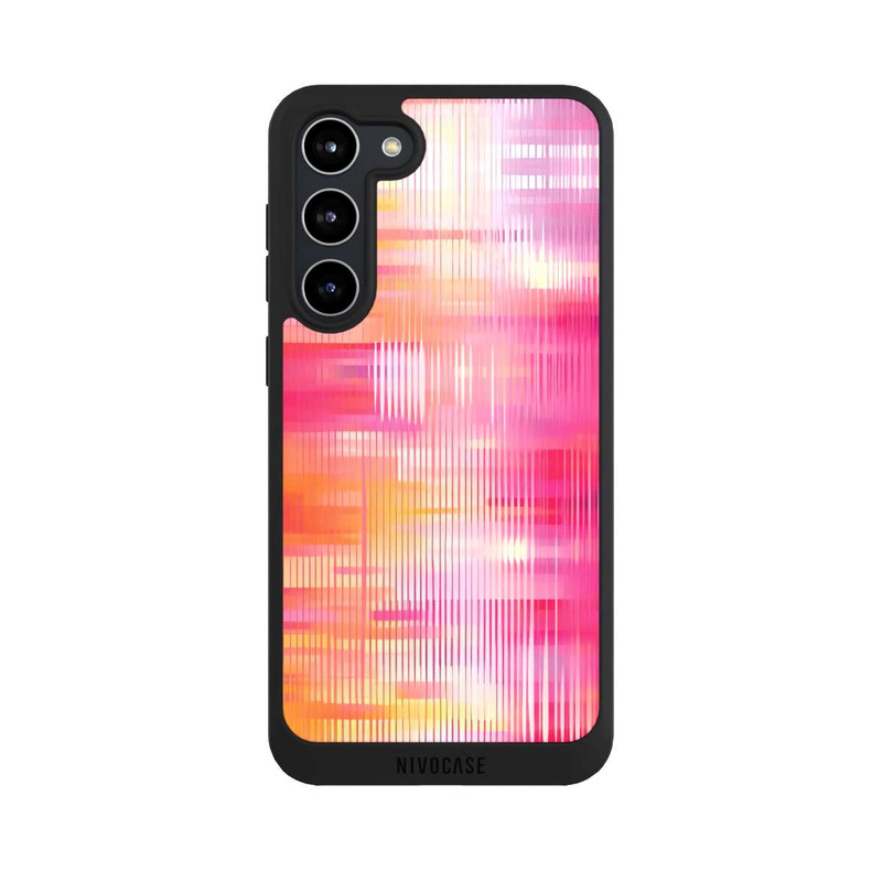 Galaxy S23 + NIVOpure Glitch Pink Orange