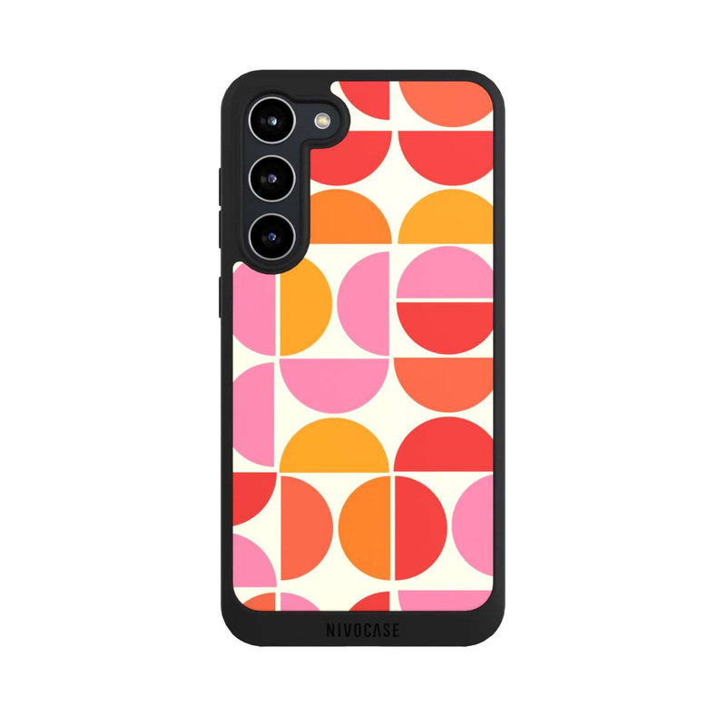 Galaxy S23 + NIVOpure Retro Trend Muster Orange
