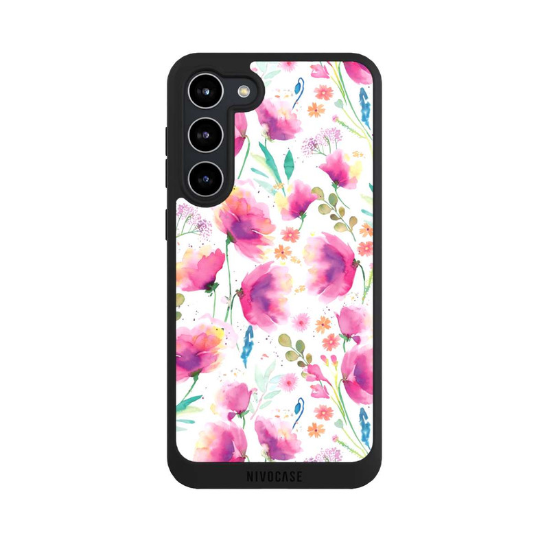 Galaxy S23 + NIVOpure Abstrakte Mohnblumen aquarell