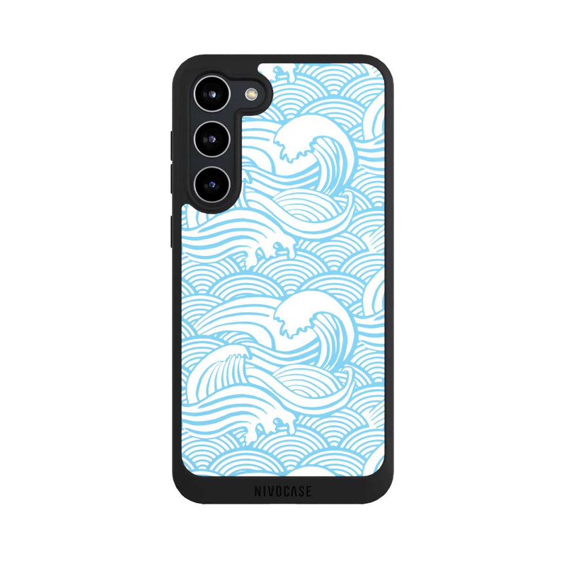 Galaxy S23 + NIVOpure Blaue Wellen