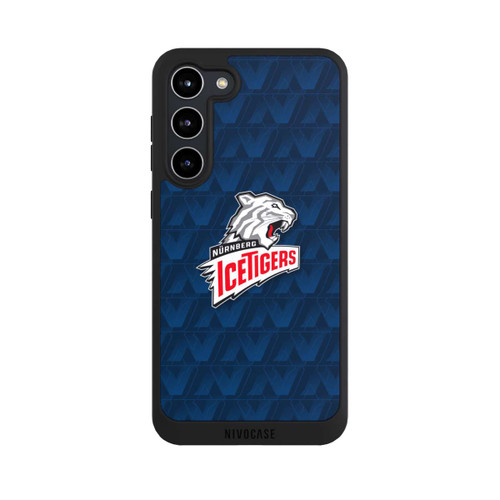 Samsung Galaxy S23+ NIVOpure Nürnberg Ice Tigers Logo Muster