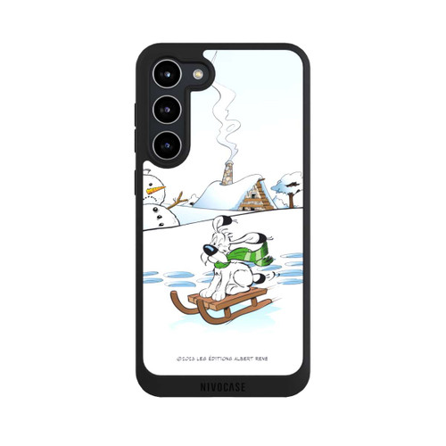 Samsung Galaxy S23+ NIVOpure Idefix fährt Schlitten
