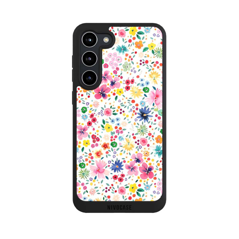 Galaxy S23 + NIVOpure Millefleurs Pink Spring Garden