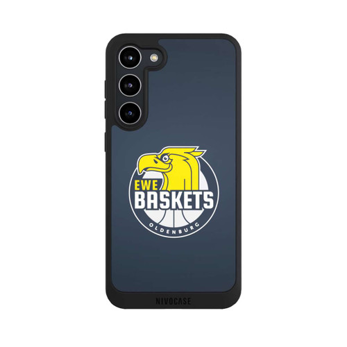 Samsung Galaxy S23+ NIVOpure EWE Baskets Logo Blau