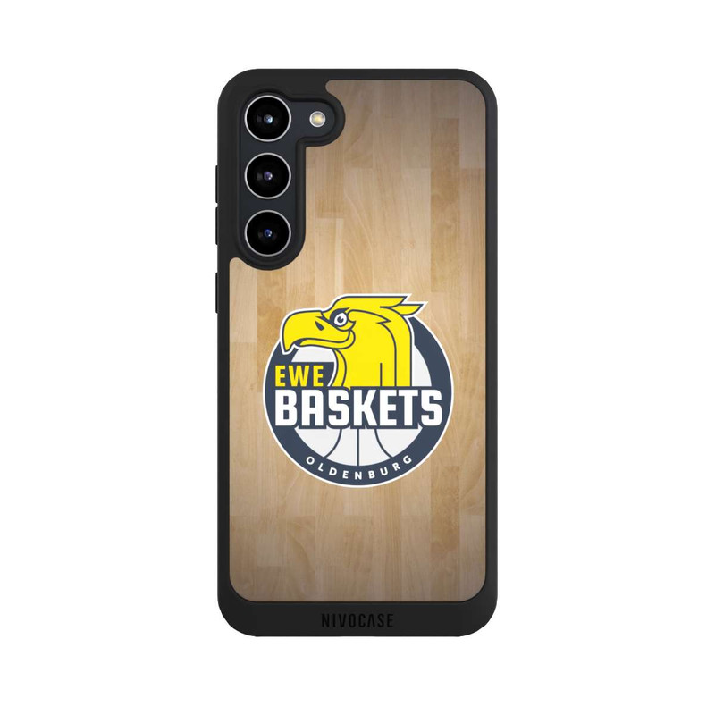 Galaxy S23 + NIVOpure EWE Baskets Logo Parkett