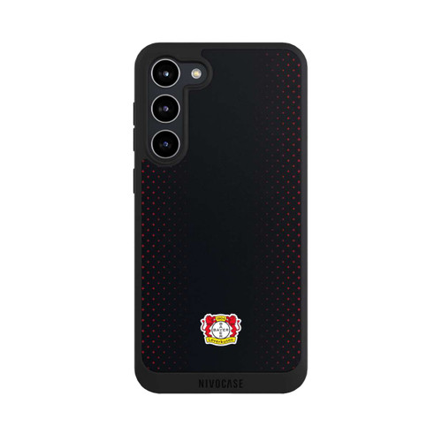 Samsung Galaxy S23+ NIVOpure Bayer 04 Leverkusen Schwarz mit Muster