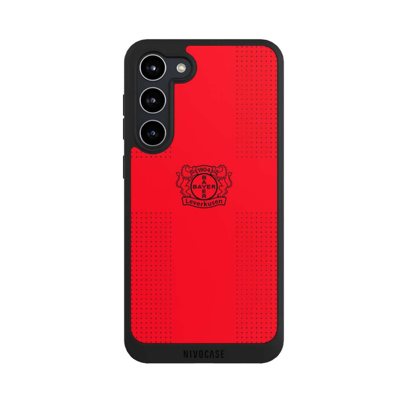 Galaxy S23 + NIVOpure Logo Schwarz auf Rot