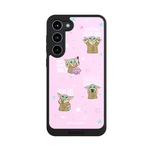Samsung Galaxy S23+ NIVOpure Star Wars x Honeypuu Grogu Cute Pattern