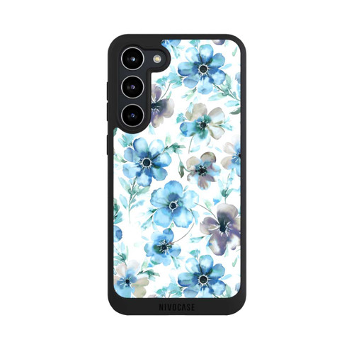 Samsung Galaxy S23+ NIVOpure Blue Flower Pattern Trendy