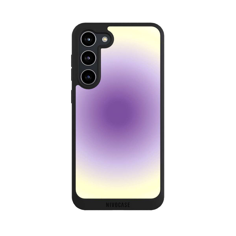 Galaxy S23 + NIVOpure Aura purple yellow circle