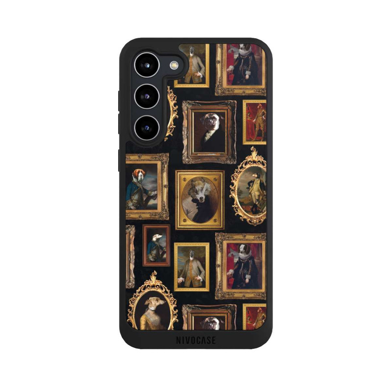 Galaxy S23 + NIVOpure Dog Ancient Frame Pattern with AI