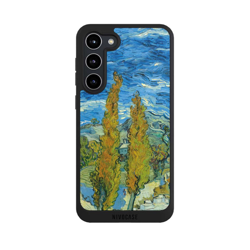 Galaxy S23 + NIVOpure Two Poplars in the Alpilles near Saint-Rémy by Van Gogh
