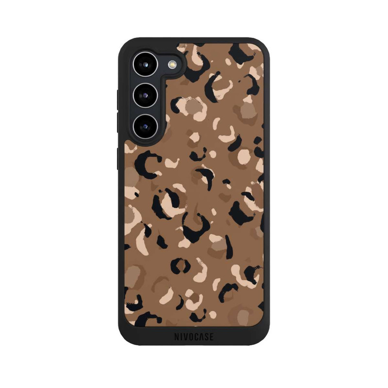 Galaxy S23 + NIVOpure Leo Muster Braun
