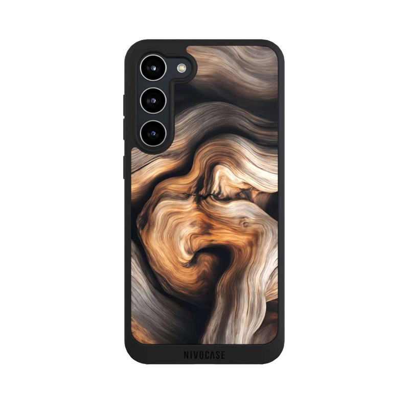 Galaxy S23 + NIVOpure Rustic Wood with AI