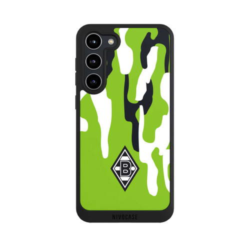 Samsung Galaxy S23+ NIVOpure Borussia Raute Grün Weiß Schwarz