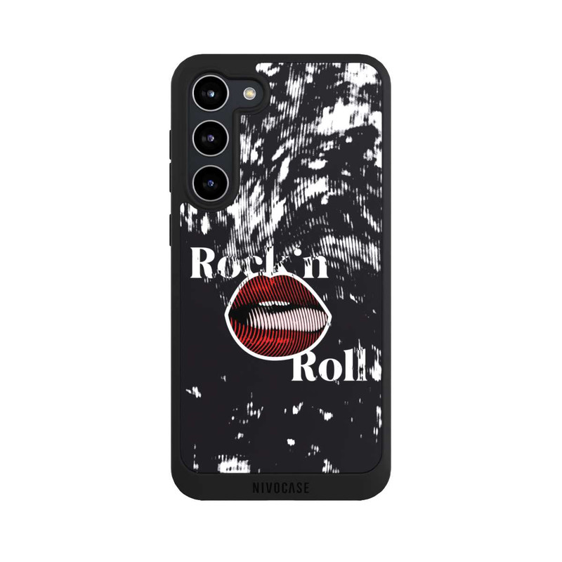 Galaxy S23 + NIVOpure Rock 'n Roll Grid Kunst